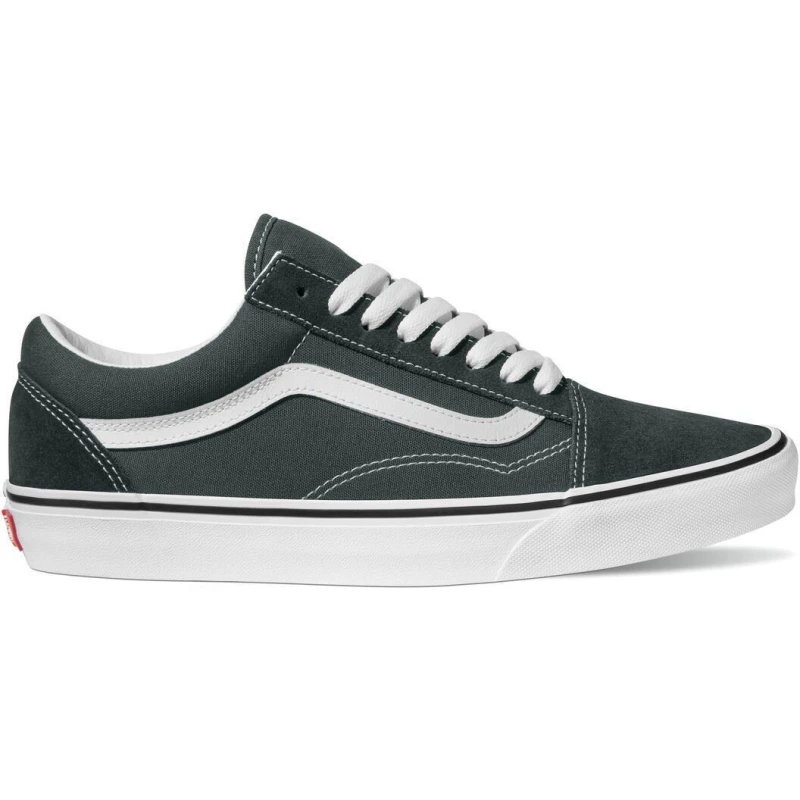 Image of Vans old skool trainers in dark green Dark Green UK 7 (EU 40½)