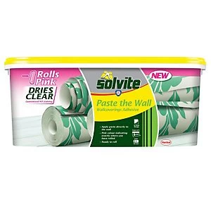 image of Solvite Paste the Wall 'See Where You Roll' Wallpaper Paste - 5 Roll