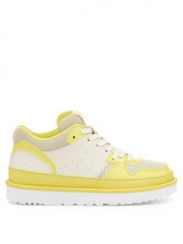 Image of UGG Highland Trainer - Yellow/White , Margarita/White, Size 6, Women