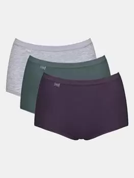 Image of Sloggi Basic+ 6 Pack Maxi, Multi, Size 12, Women