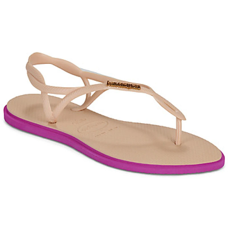 Image of Havaianas LUNA POINT womens Flat sandals in Pink