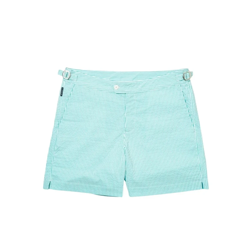 Image of Swim shorts The Resort Co Seersucker Turquoise Male 28