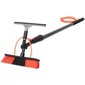 Image of VEVOR Water Fed Pole Kit Water Fed Brush 24 FT 3-in-1 For Window Solar Panel