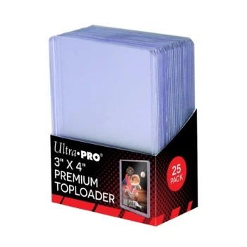 image of Ultra Pro: 3" x 4" Super Clear Premium Toploader 25ct - Case of 40