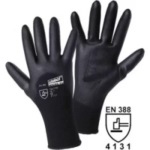 image of L+D worky MICRO Black 1152-10 Nylon Protective glove Size 10, XL EN 388 CAT II 1 Pair