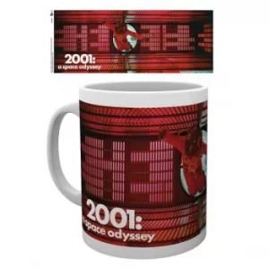 image of 2001 A Space Odyssey Red Astronaut Mug