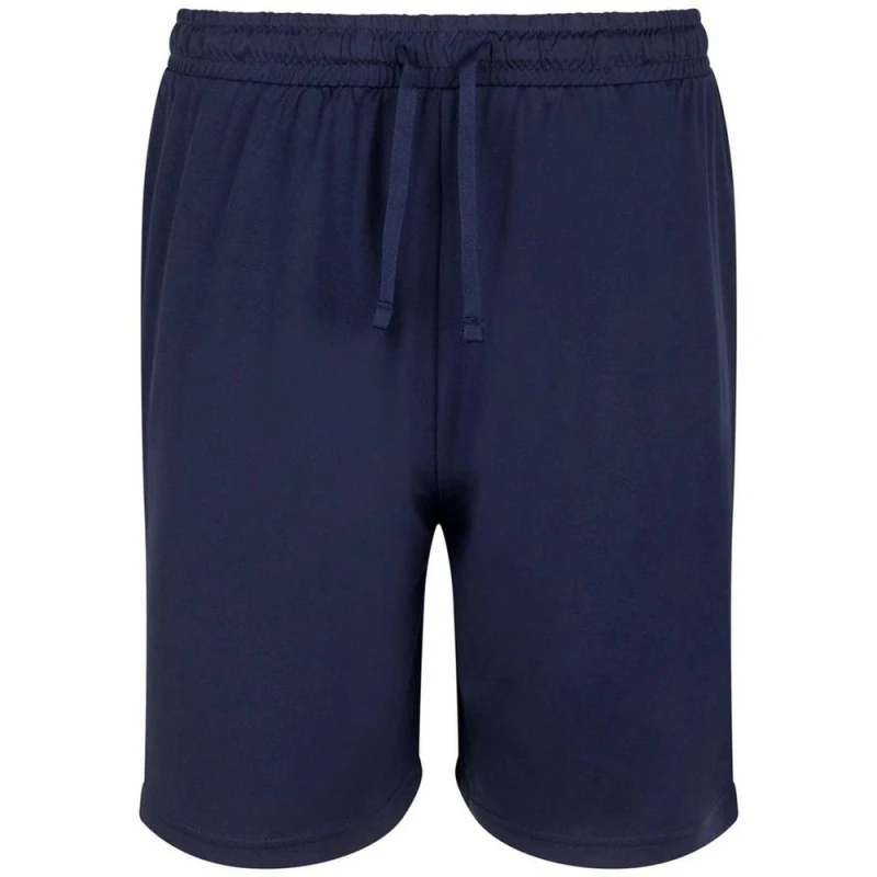 Image of Finden & Hales Mens Team No Pocket Shorts in Navy Size: XS Navy Male XS