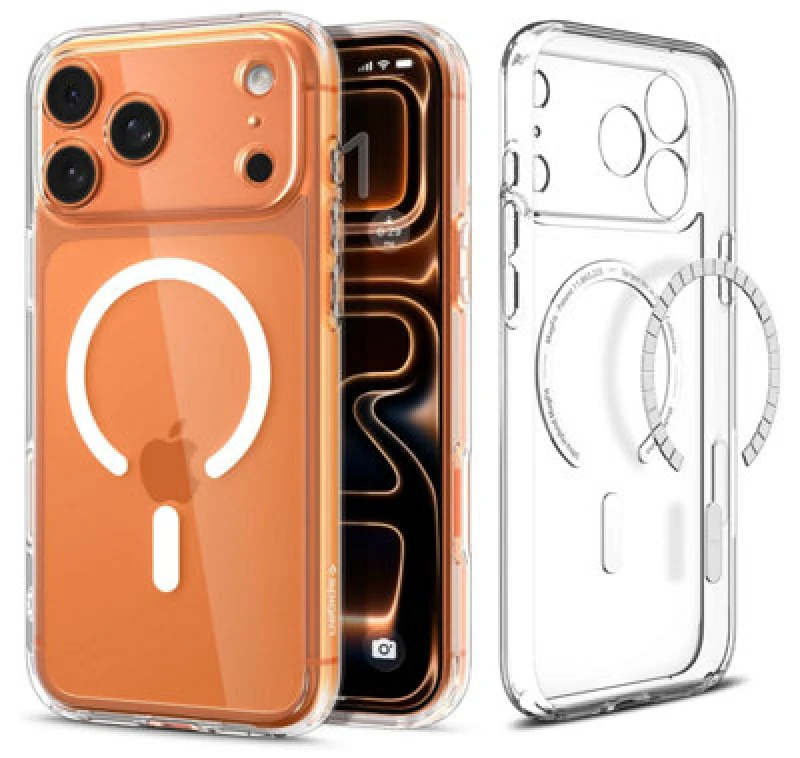 Image of Spigen Ultra Hybrid (MagFit) iPhone 17 Pro Case Clear White