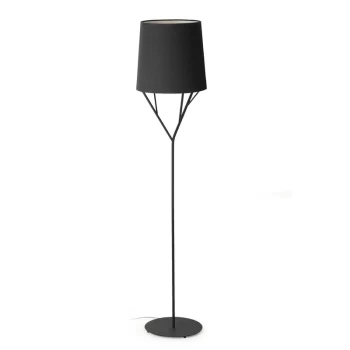 image of Faro Tree - 1 Light Floor Lamp Black, E27