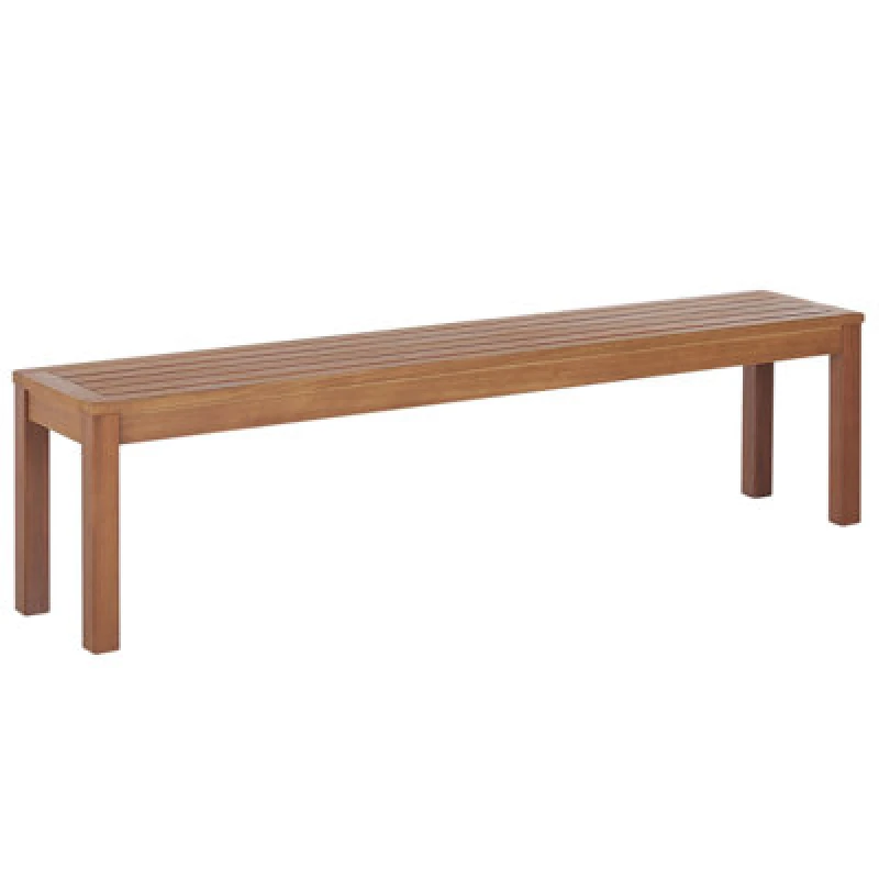Image of Beliani Garden Bench Monsano 170 Cm Eucalyptus Wood Brown