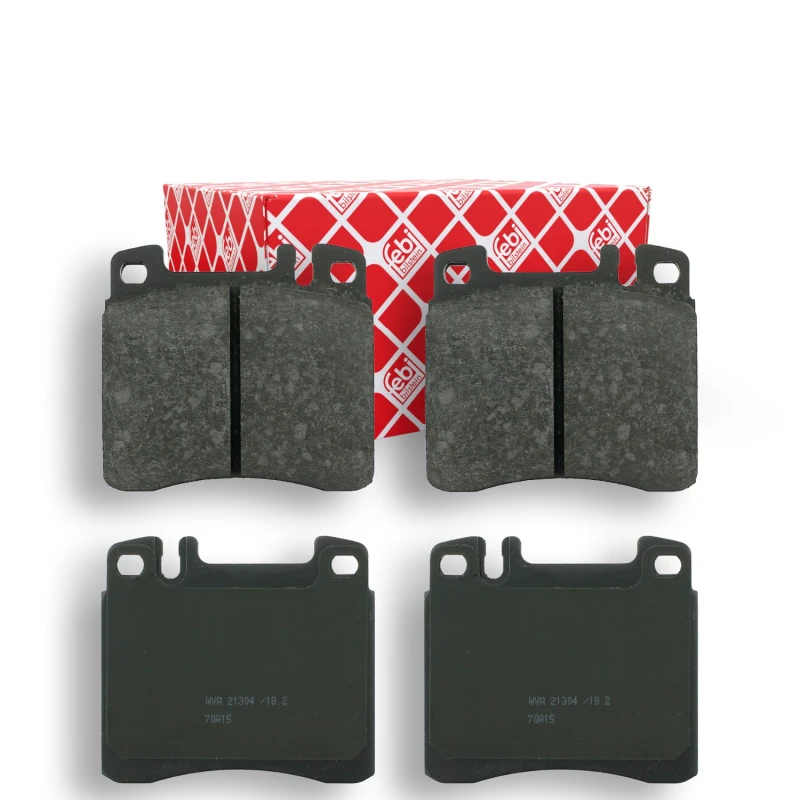 Image of FEBI BILSTEIN 16249 Brake pad set Front Axle, prepared for wear warning indicator Brake Pad Set,disc brake (402)