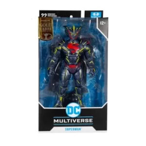 Image of Superman Energized Unchained Armor (DC Multiverse) Gold Label 7" Action Figure