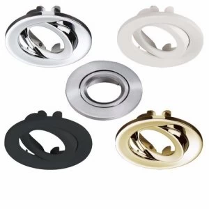 Image of KnightsBridge Traditional IP65 Round Fire Rated Bezels for Tilt ProKnight - Black