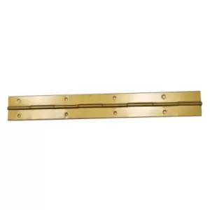 image of Airtic Metal Piano Hinge Gold Colour 30 x 240mm - Colour Gold, Pack of 1