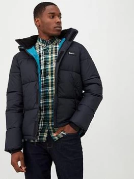 Image of Penfield Equinox Hooded Padded Jacket - Black