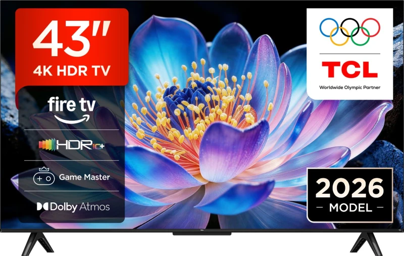 Image of TCL 43" Smart 4K Ultra HD Fire TV [2026] - 43V6D-UK