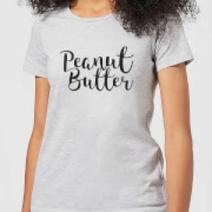 Image of Peanut Butter Womens T-Shirt - Grey - 3XL