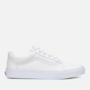 Image of Vans Old Skool Trainers - True White - UK 3