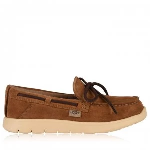 Image of Ugg Girls Beach Moc Slip On Shoes - Chestnut