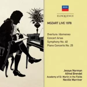 Image of Mozart Live 1978 by Wolfgang Amadeus Mozart CD Album