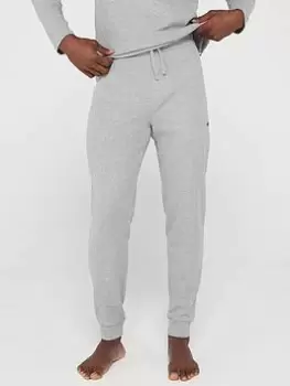 Image of BOSS Bodywear Waffle Lounge Pants, Grey, Size 2XL, Men
