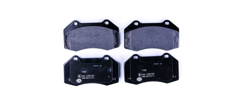 Image of HELLA Brake pad set HELLA 8DB 355 012-151