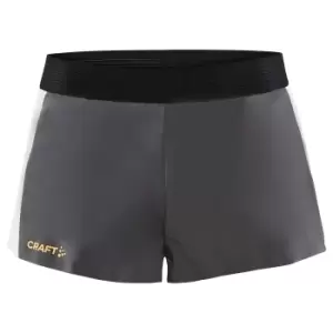 image of Craft Mens Pro Hypervent Split Hem Shorts (S) (Granite Ash)