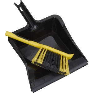 image of Sealey Bulldozer Yard Dustpan and Brush Set