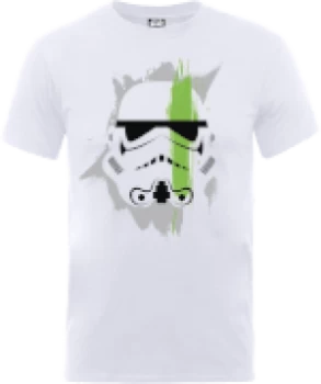 Image of Star Wars Paintstroke Stormtrooper T-Shirt - White - L
