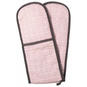 Beau & Elliot Champagne Edit Blush Double Oven Gloves