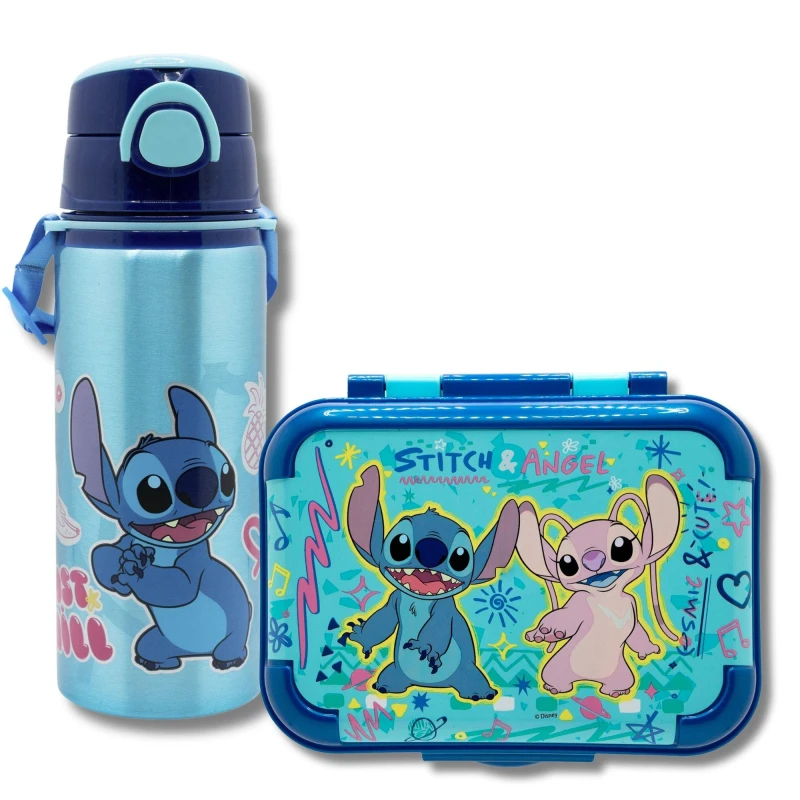 Image of Stitch Packed Lunch Set, Multi 75058 / 75043