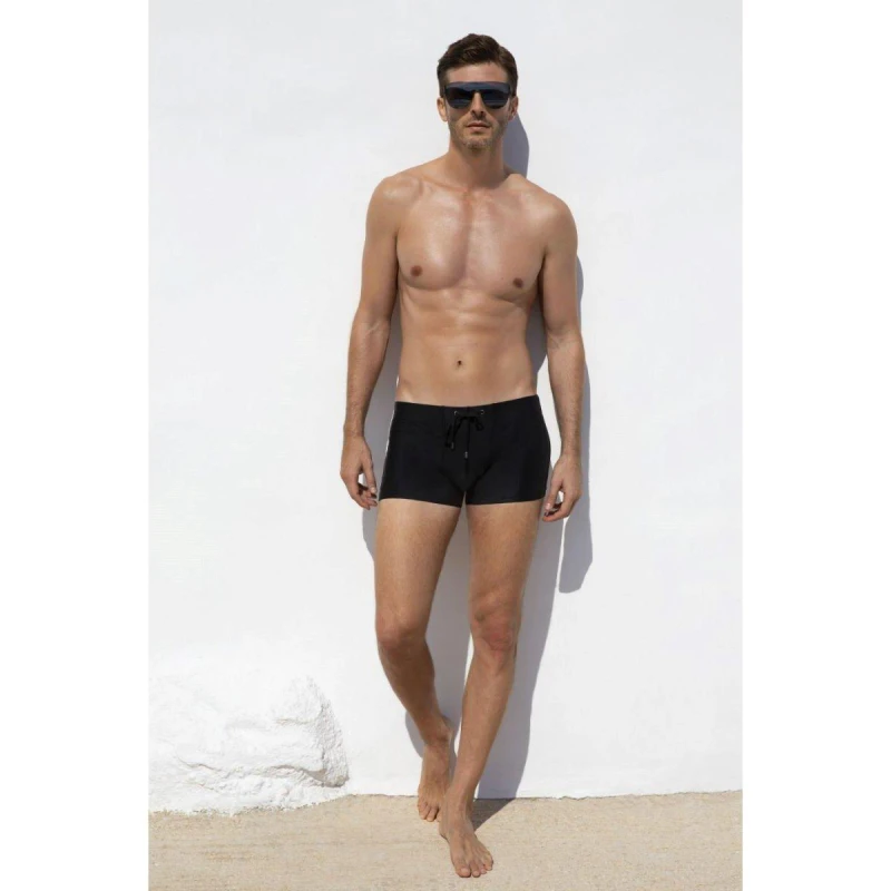 Image of Panos Emporio Mini Swim Shorts - Black S