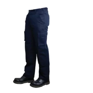 image of Cargo Trousers Navy 32" W 31" Leg