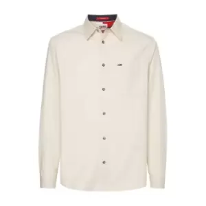 Image of Tommy Jeans Tjm Novel Collegiate Shirt - White