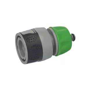 Image of Silverline Soft-Grip Water Stop Hose Quick Connector 1/2" Female 593420