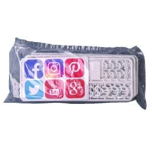 Image of Announce Peg Characters Social Media and Currency Set Pack of 216