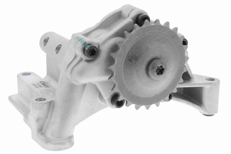 Image of VAICO V10-0829 Oil Pump without pipe socket, with gear, Original VAICO Quality Oil Pump (596)