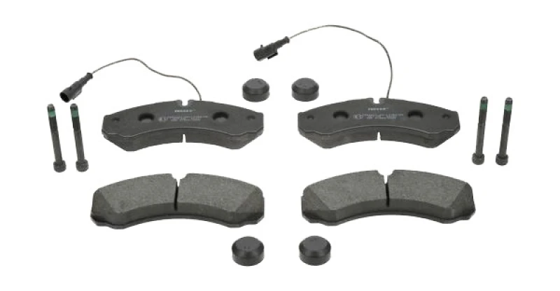 Image of FERODO FVR4156 Brake pad set incl. wear warning contact, with accessories, with brake caliper screws Brake Pad Set,disc brake (402)