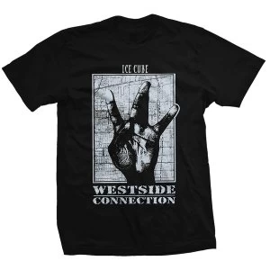 Ice Cube - Westside Connection Unisex Medium T-Shirt - Black