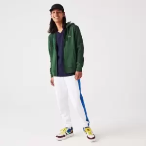 Image of Mens Lacoste Kangaroo Pocket Fleece Sweatshirt Size 3 - S Green