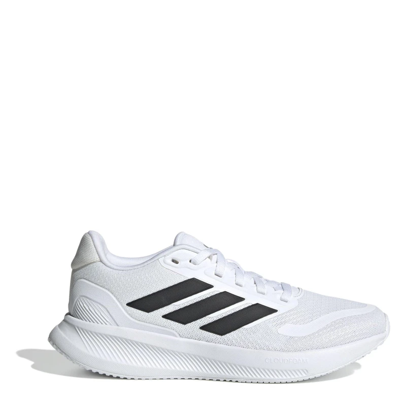 Image of adidas Runfalcon 5 Juniors Running Shoes White/Black male 3 (35.5)