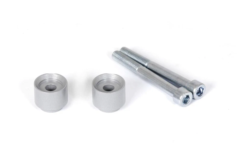 Image of LEH.07.039.118/20/S - LEH.07.039.118/20/S - SW Motech 1 System 0mm Handlebar Riser - BMW F 800 GS 2008-2019 - Silver Powder-Coated LEH.07.039.118/20/S
