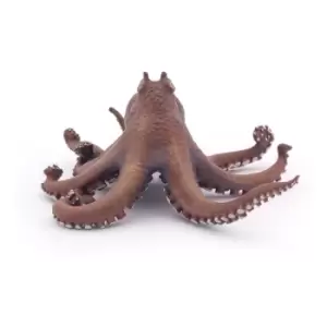 image of PAPO Marine Life Octopus Toy Figure, Three Years or Above, Brown (56013)