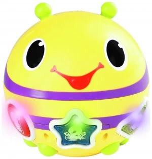 image of Bright Starts Having a Ball Roll Chase Bumblebee Toy.