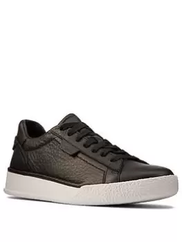 Image of Clarks Craft Cup Lace Trainer, Black, Size 7, Women