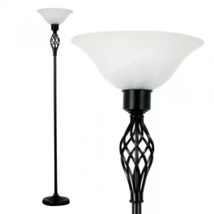 Image of Barley Twist Style Uplighter in Black