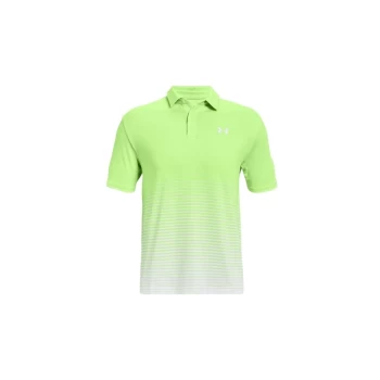 Under Armour Mens Playoff Polo 2.0 - SUMMER LIME/White - S