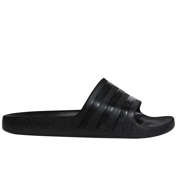 Image of Adidas Adilette Aqua, Black/black/black Male 46 2/3