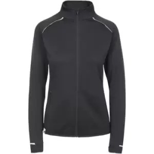 Image of Trespass Womens Evie Sweat Wicking Full Zip Gym Top 14/L - Bust 38' (96.5cm)