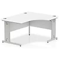 image of dynamic Right-hand Desk Impulse ICDRW14WHT White 1400 mm x 25mm x 730 mm